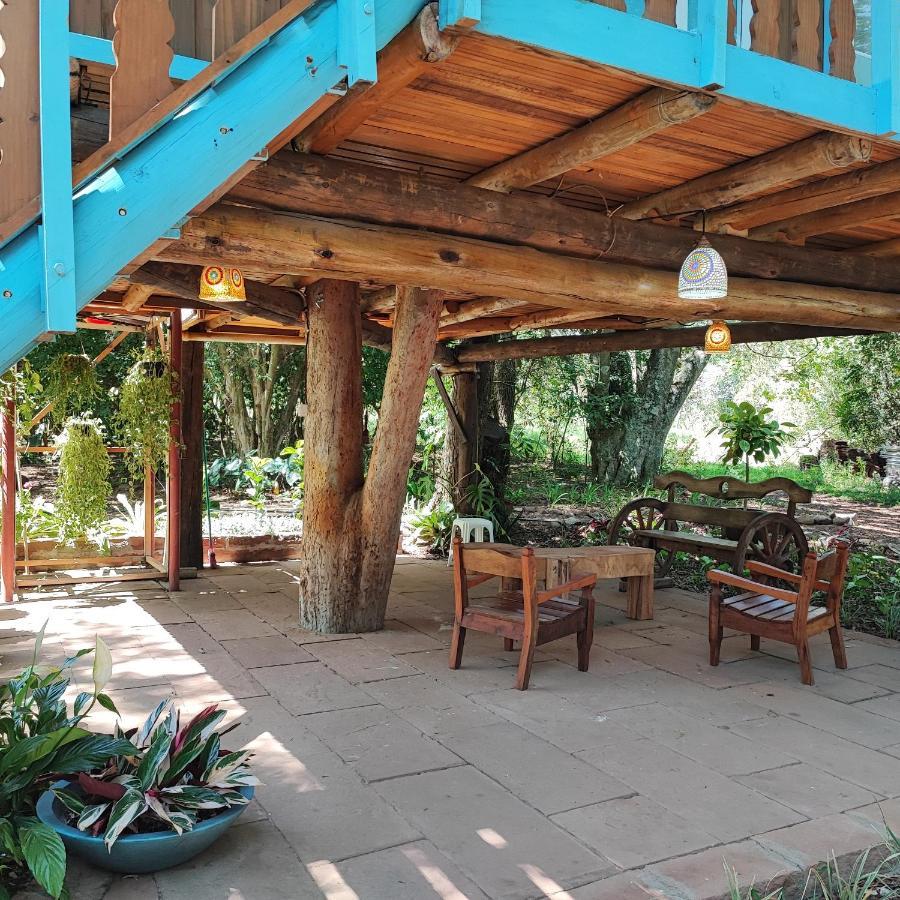 Hotel Chacara Das Flores São Gabriel Buitenkant foto